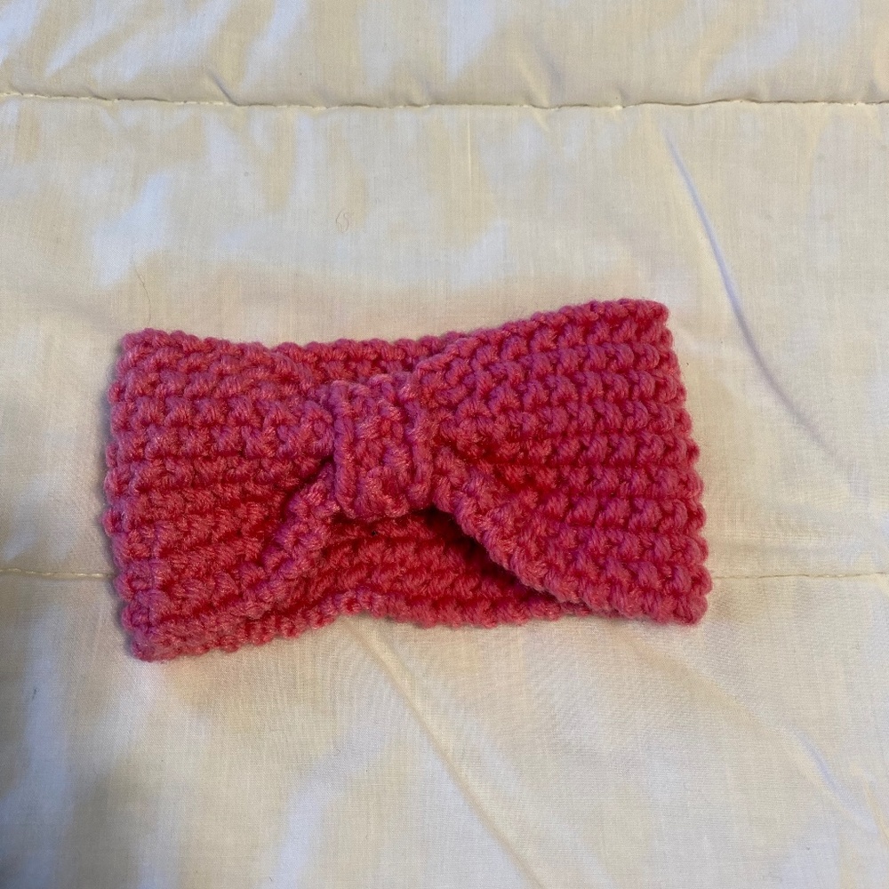 Infant knit head wrap